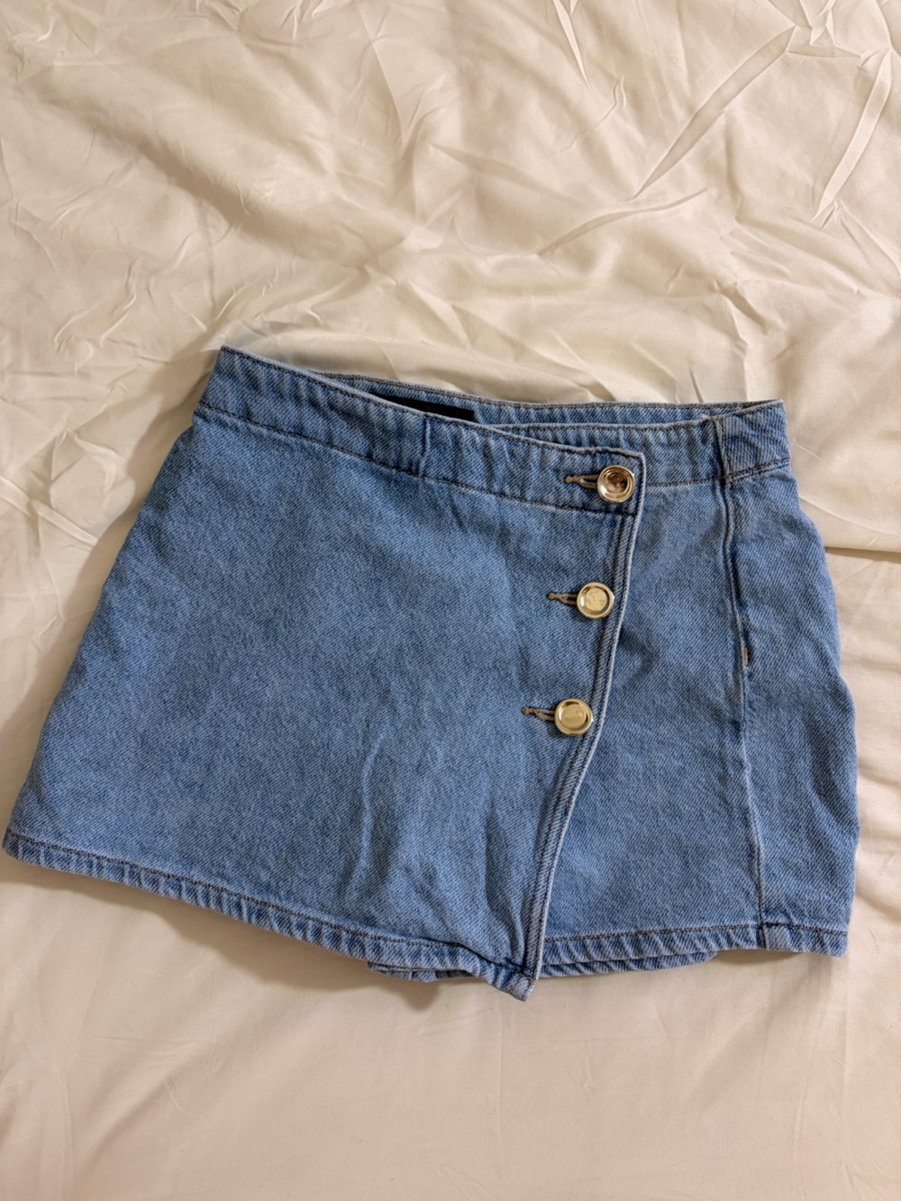 💙 Zara Denim Wrap Skort 💙